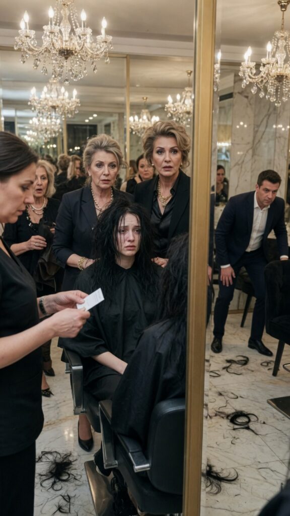Ereditiera segreta nel salone lusso