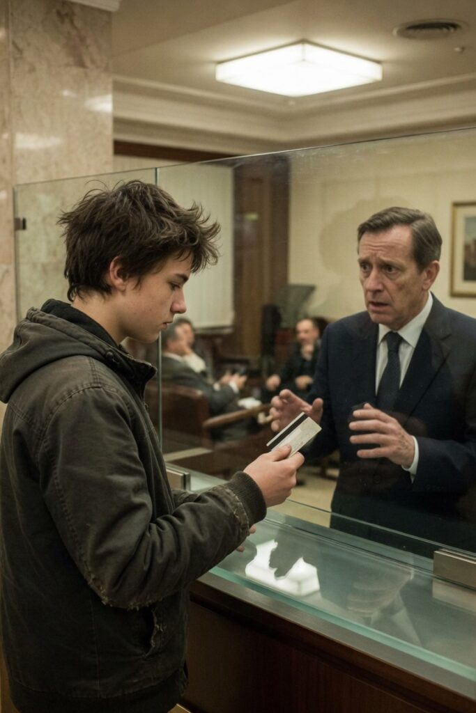 Ragazzo banca conto ereditato sorpresa