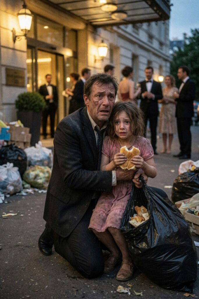 Padre ritrova figlia affamata disperata