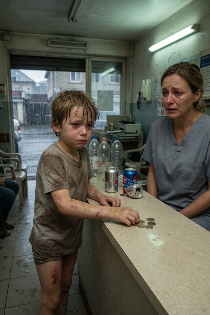 Bambino ferito ritrova madre coraggiosa