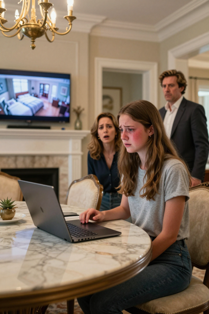 Ragazza scopre telecamere segrete familiari