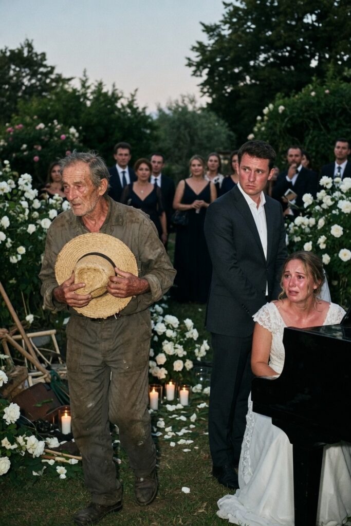 Giardiniere rispettato durante matrimonio elegante