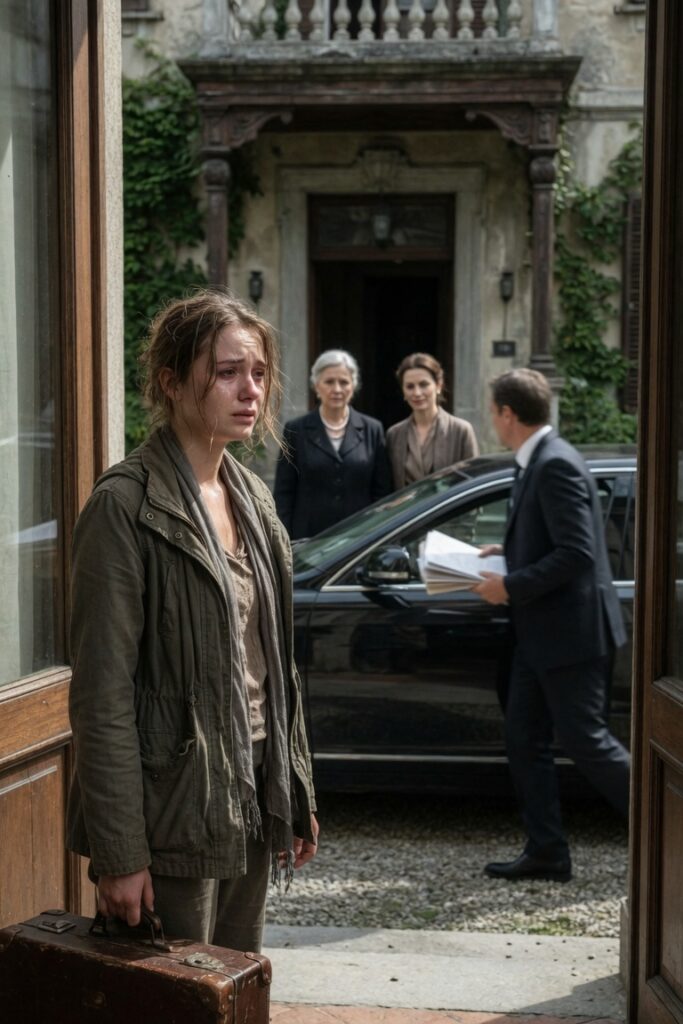 Giovane donna eredita villa familiare