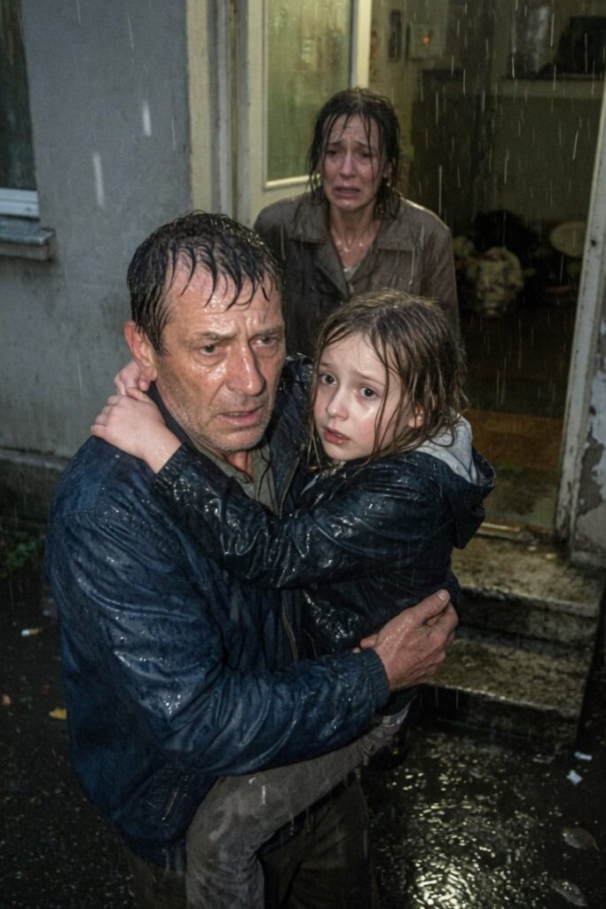 Padre consola figlia dopo verità
