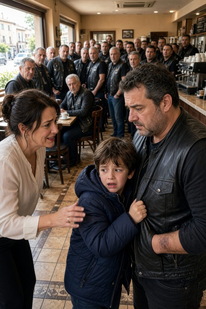 Il bambino afferrò il mio gilet nel bar dei motociclisti: quando la manica si sollevò, venticinque uomini smisero di parlare