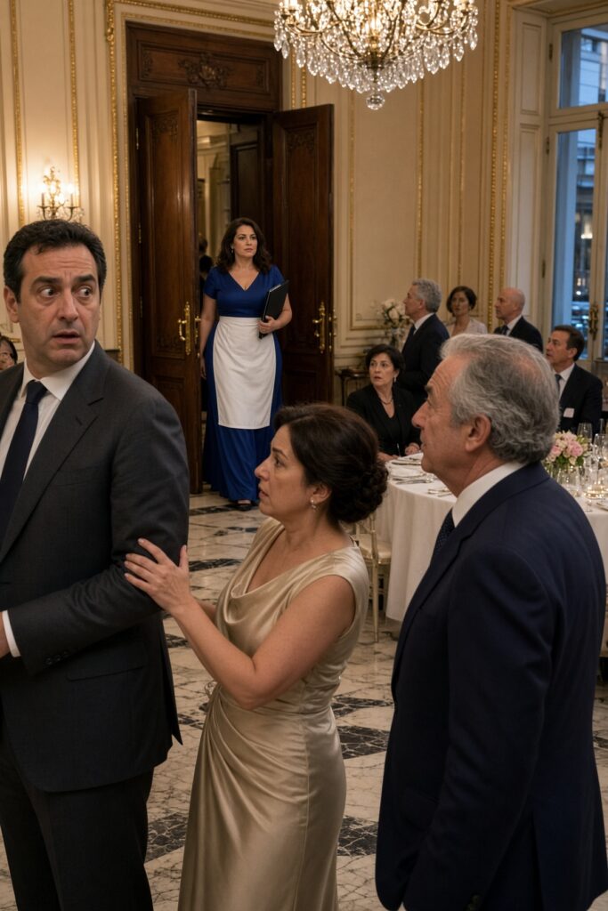 Per otto anni suo marito si vergognò del suo peso e la nascose a tutti… Ma la sera del gala, quando lei entrò con un abito blu, lui perse tutto